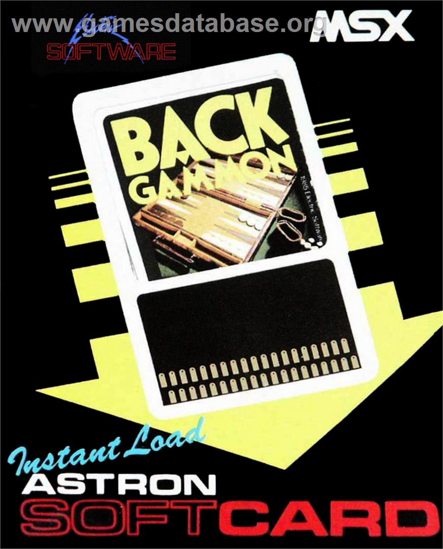 Backgammon - MSX - Artwork - Box