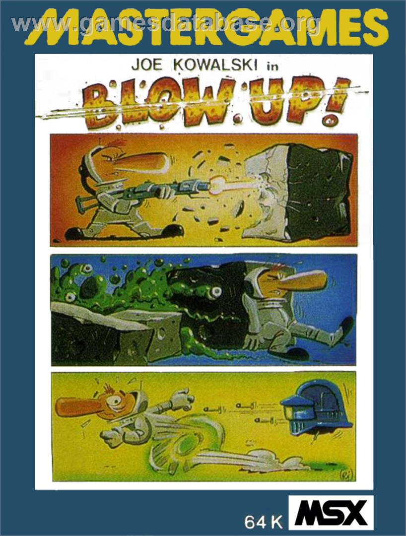 Blow Up - MSX - Artwork - Box