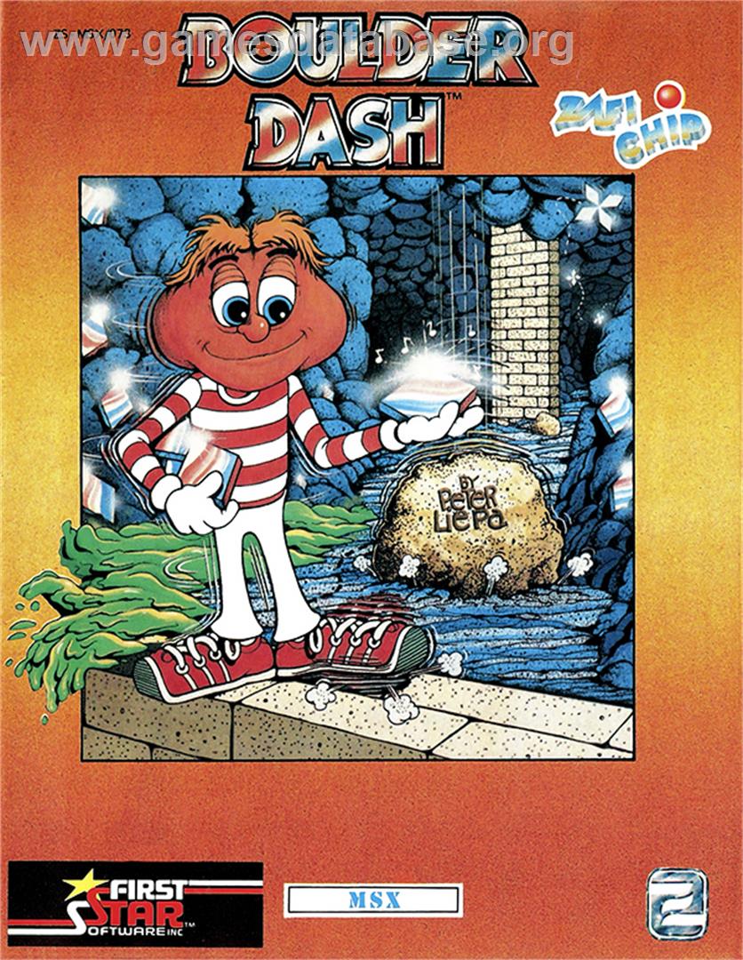 Boulder Dash - MSX - Artwork - Box