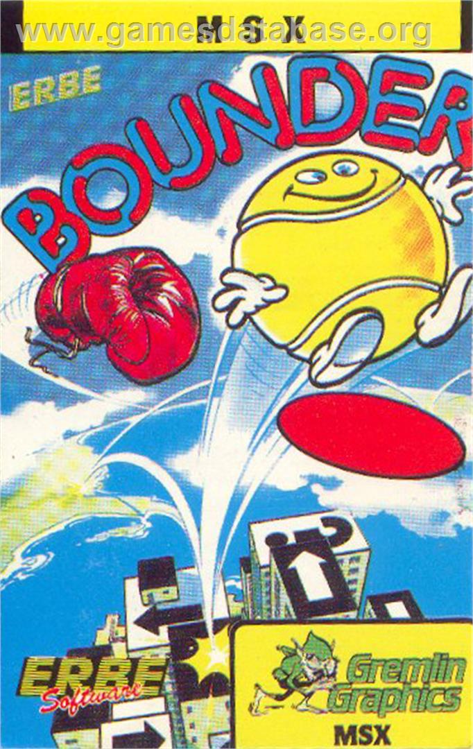 Bounder - MSX - Artwork - Box