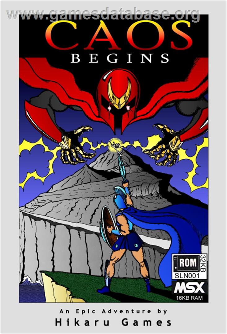 Caos Begins - MSX - Artwork - Box