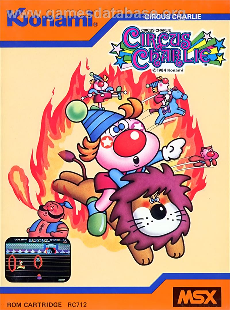 Circus Charlie - MSX - Artwork - Box