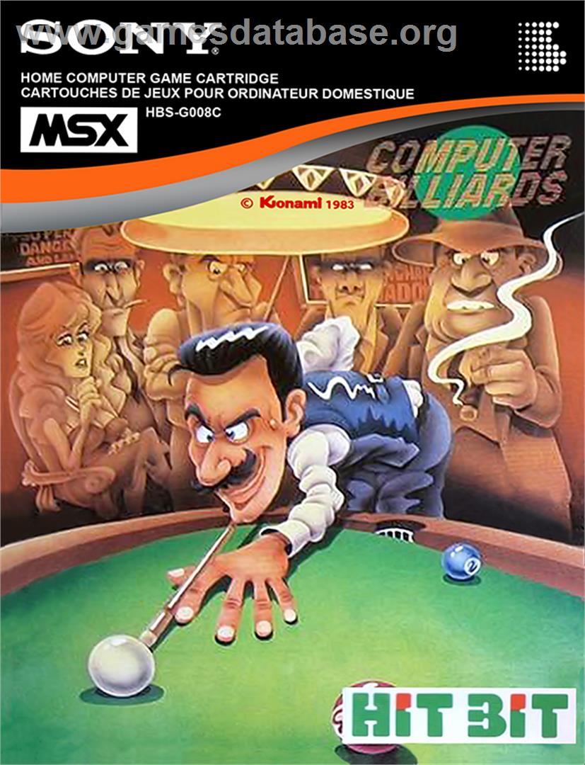 Computer Billiards - MSX - Artwork - Box