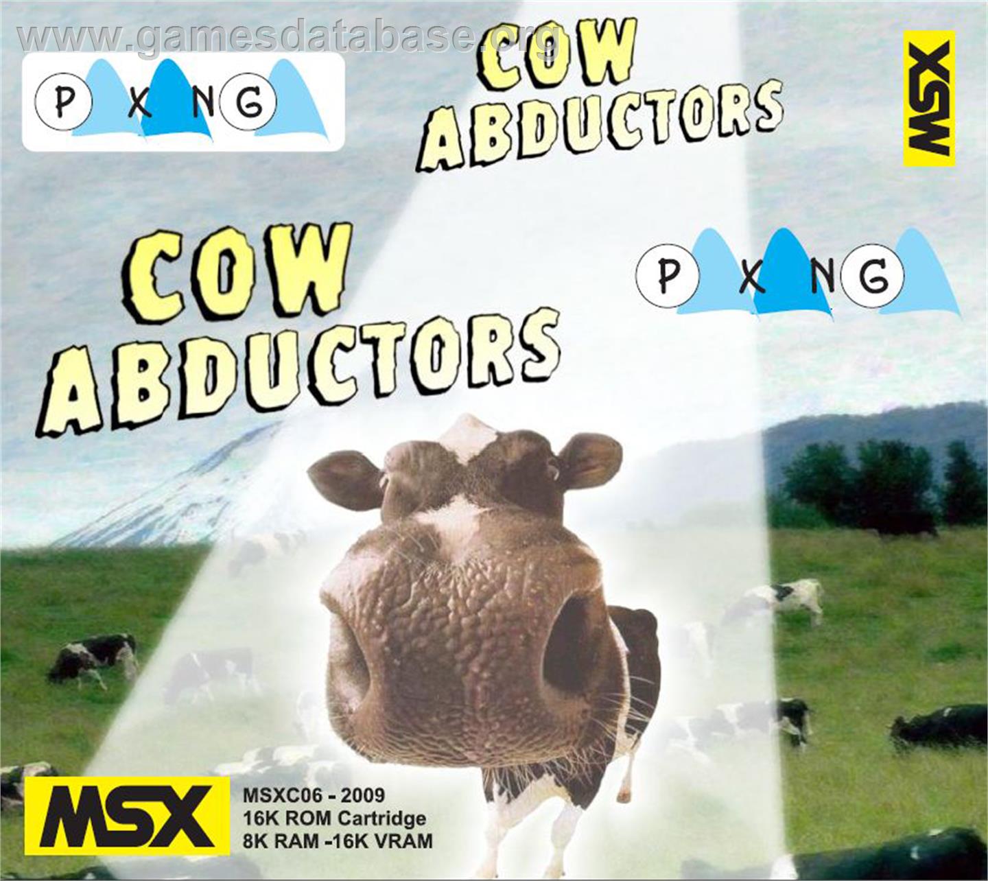 Cow Abductors - MSX - Artwork - Box