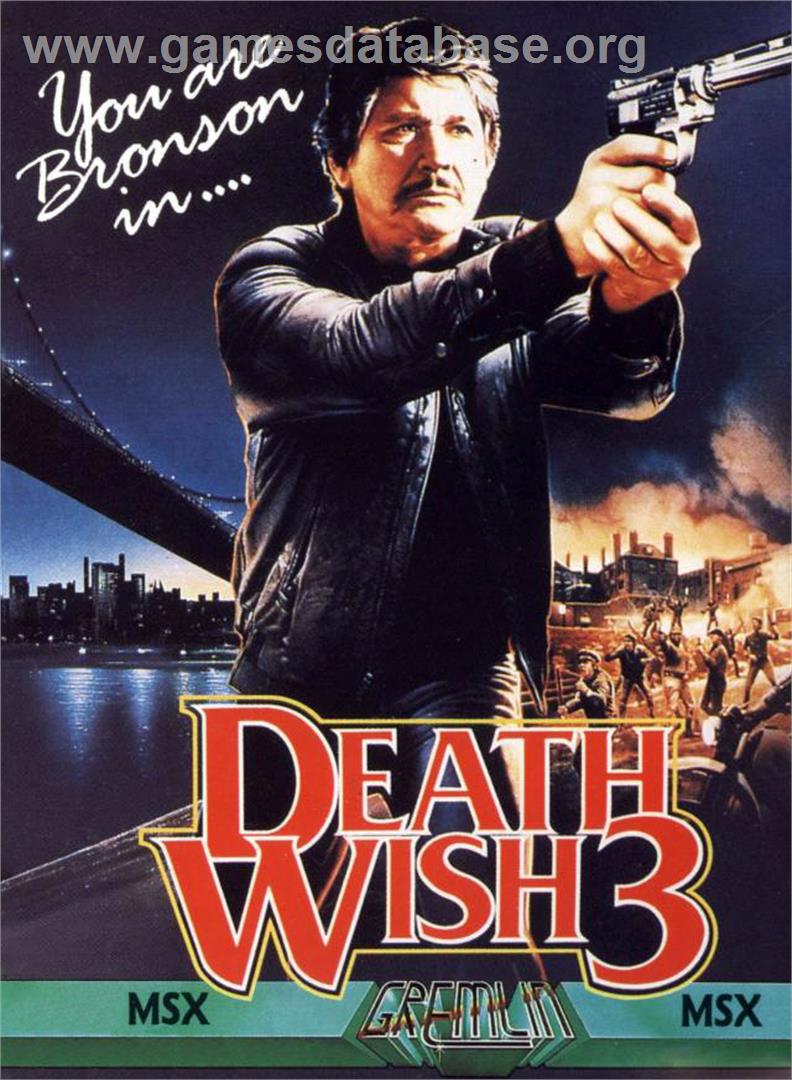 Death Wish 3 - MSX - Artwork - Box