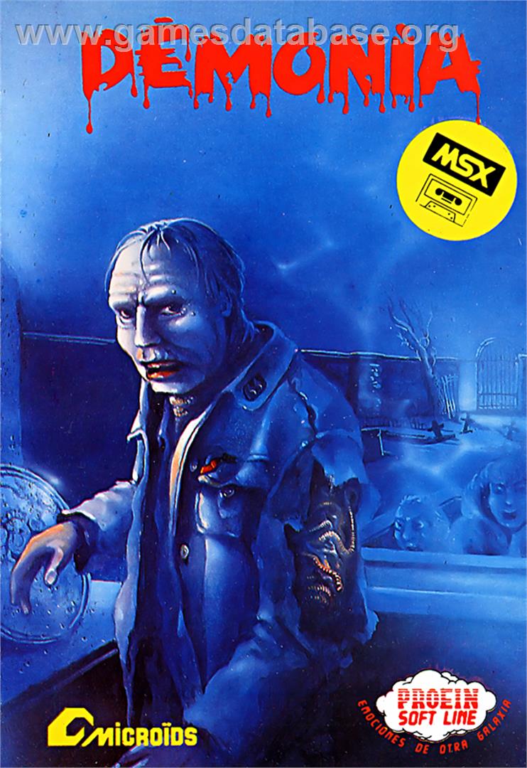 Demonia - MSX - Artwork - Box