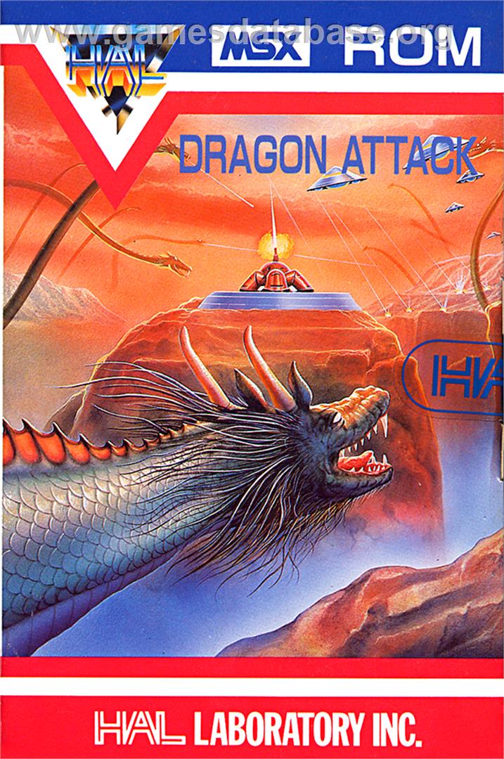 Dragon Attack - MSX - Artwork - Box
