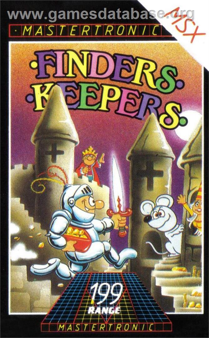 Finders Keepers - MSX - Artwork - Box