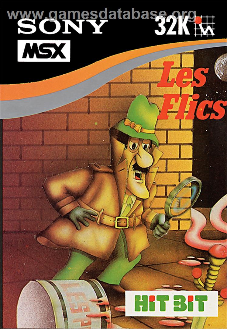 Flics, Les - MSX - Artwork - Box