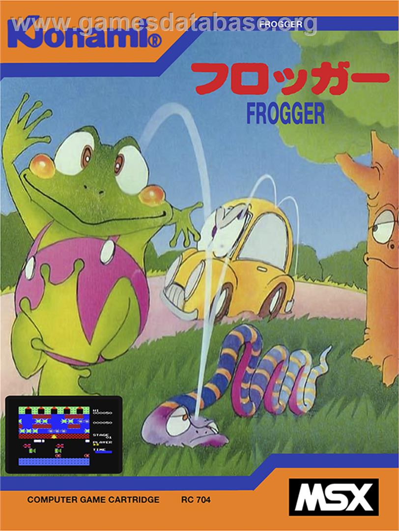 Frogger - MSX - Artwork - Box