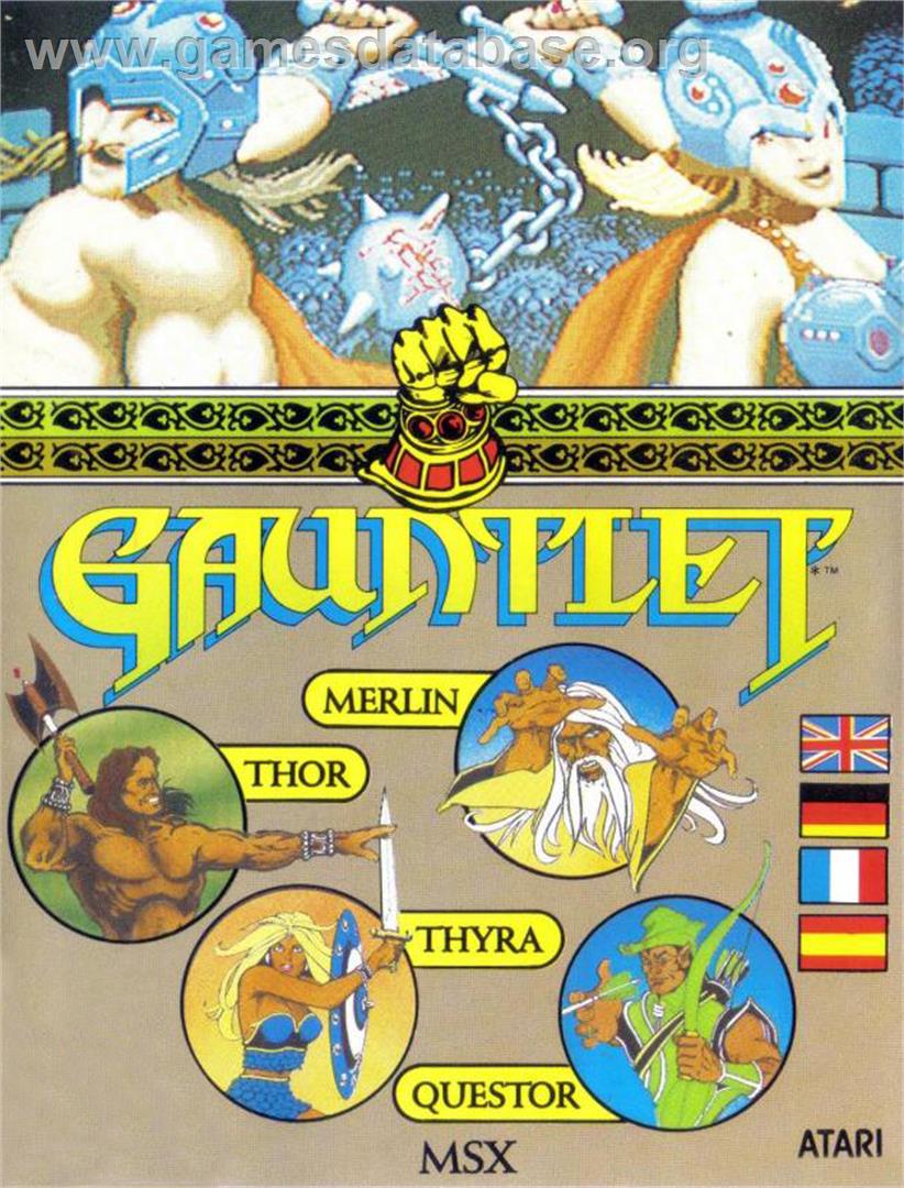 Gauntlet - MSX - Artwork - Box