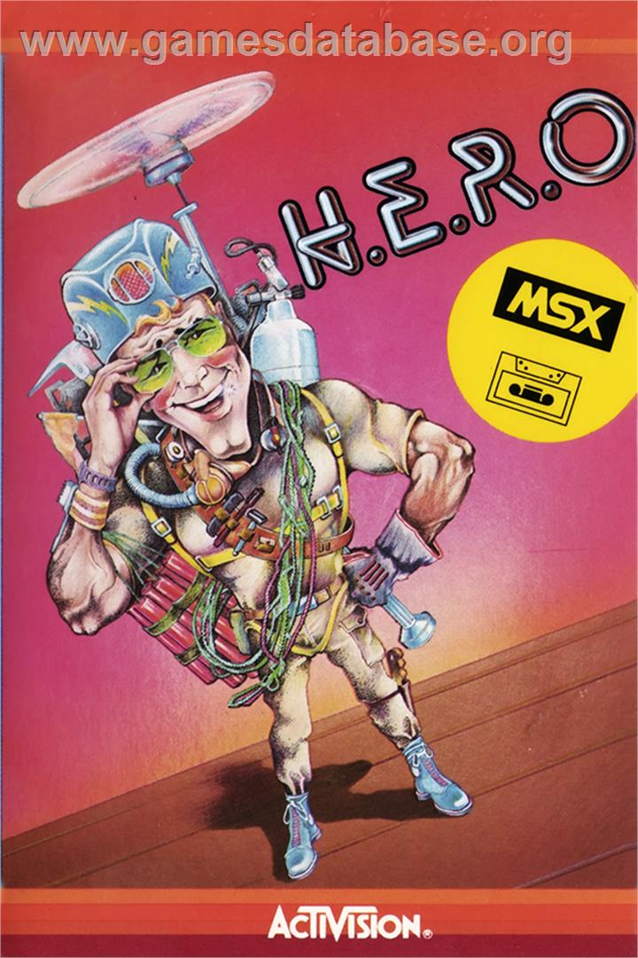 H.e.r.o. - MSX - Artwork - Box