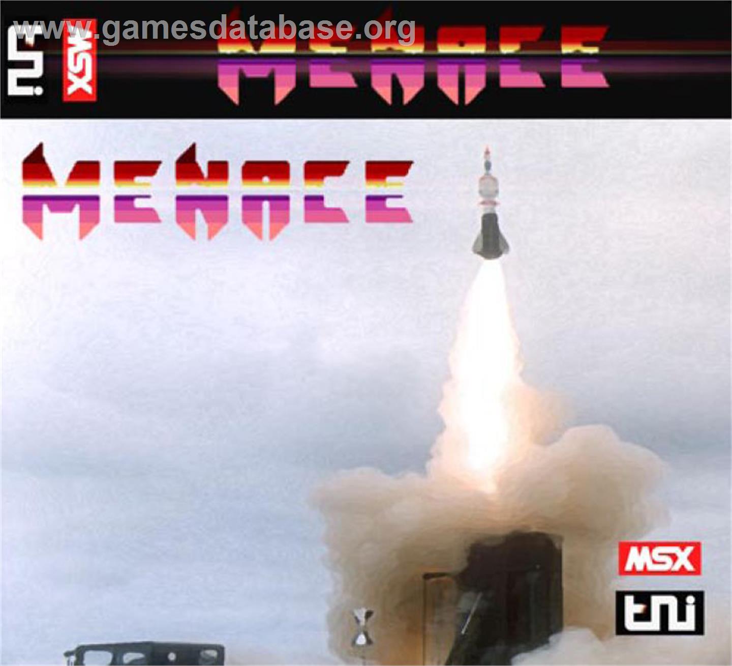 Menace - MSX - Artwork - Box