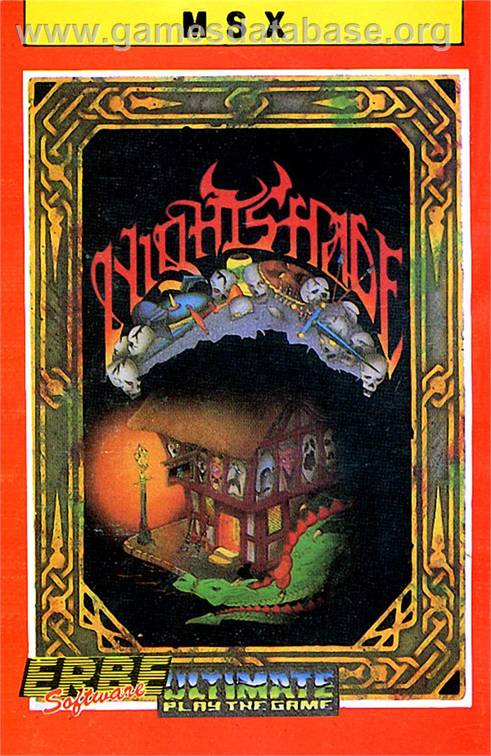 Nightshade - MSX - Artwork - Box
