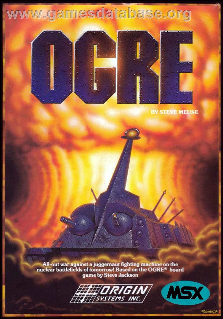 Ogre - MSX - Artwork - Box