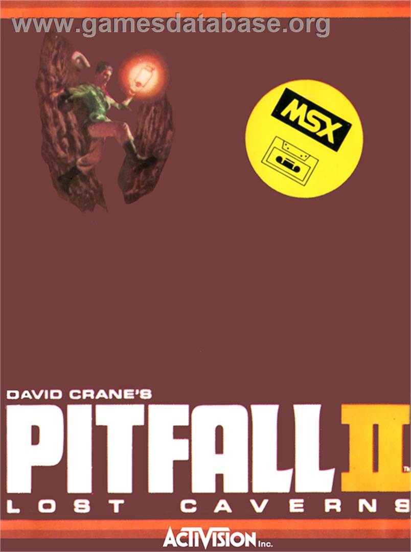 Pitfall 2 - Lost Caverns - MSX - Artwork - Box