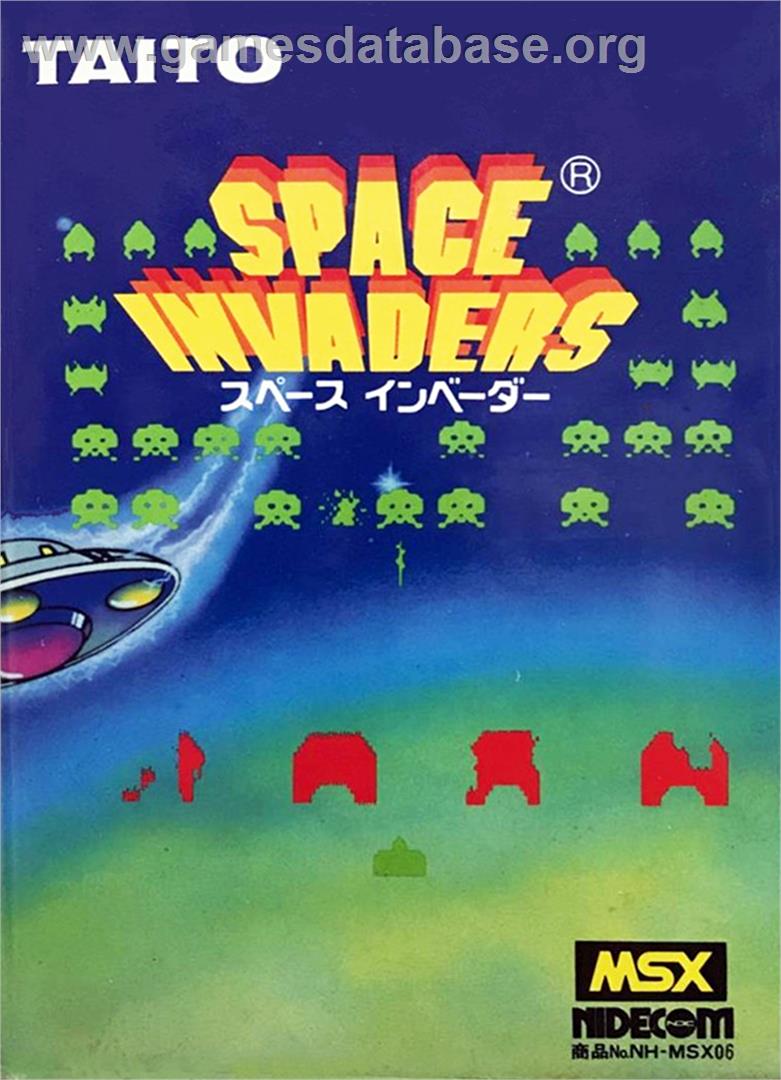 Space Invaders - MSX - Artwork - Box