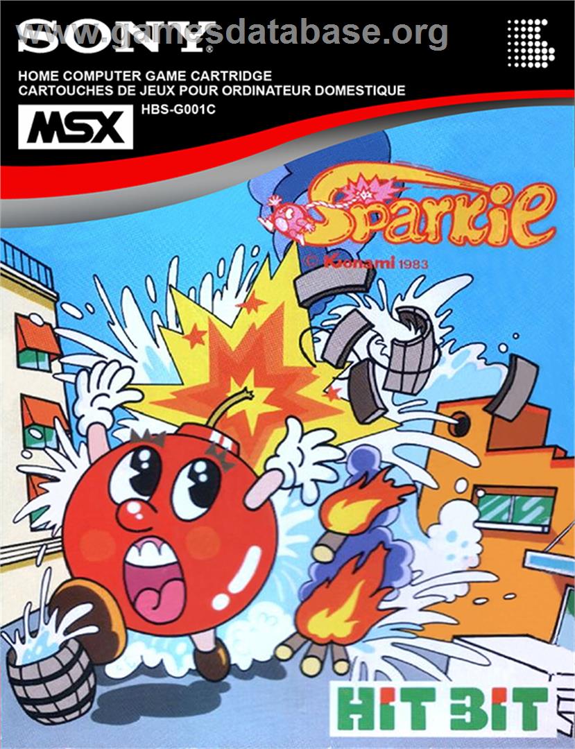 Sparkie - MSX - Artwork - Box