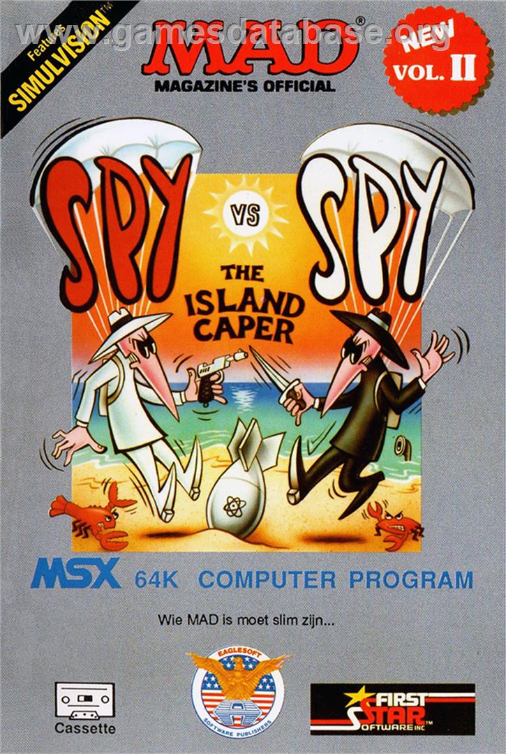 Spy vs. Spy II: The Island Caper - MSX - Artwork - Box