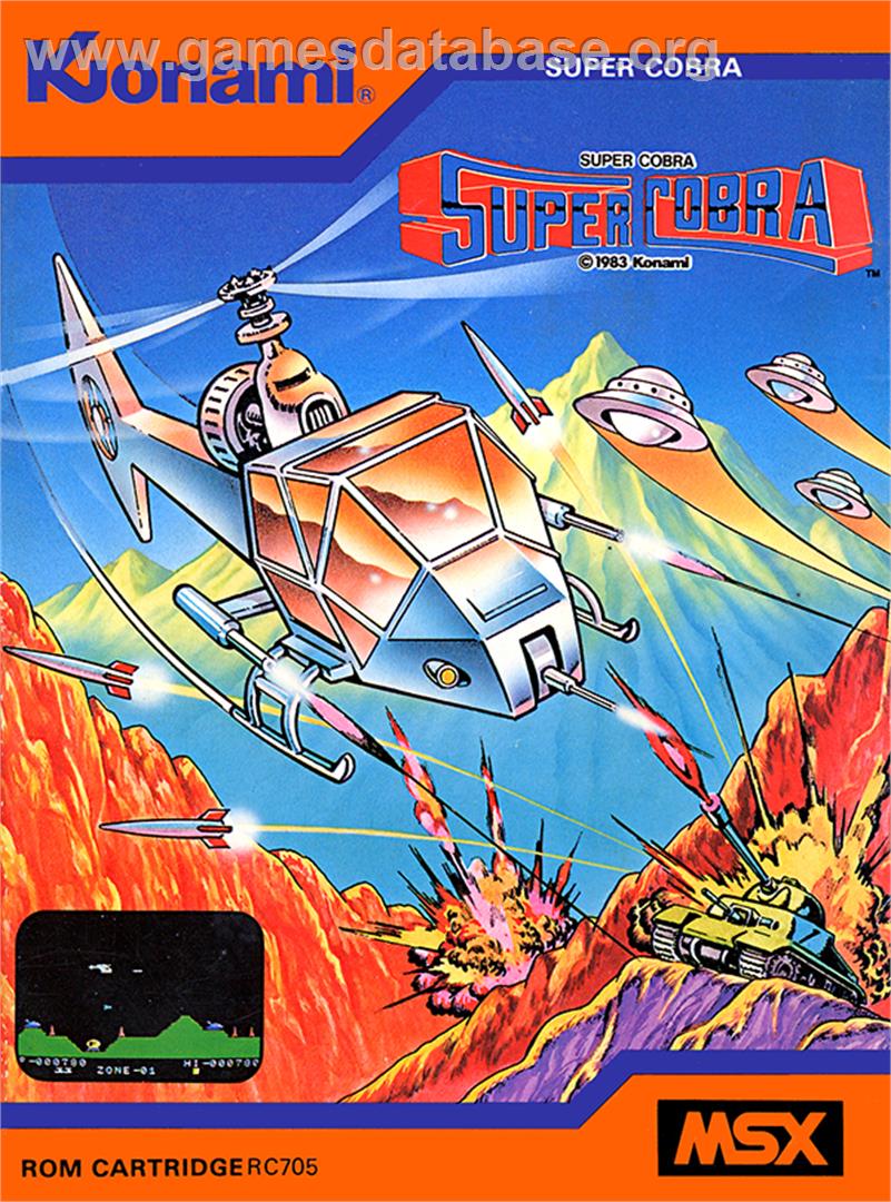Super Cobra - MSX - Artwork - Box