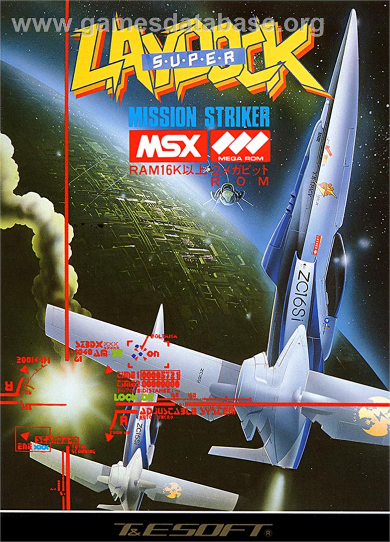 Super Laydock - Mission Striker - MSX - Artwork - Box