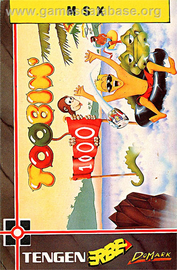 Toobin' - MSX - Artwork - Box