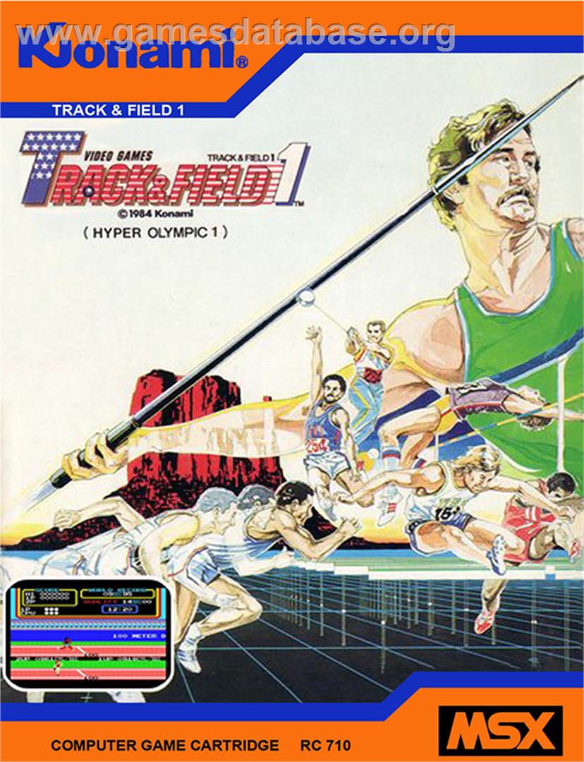 Track And Field 1 - MSX - Artwork - Box