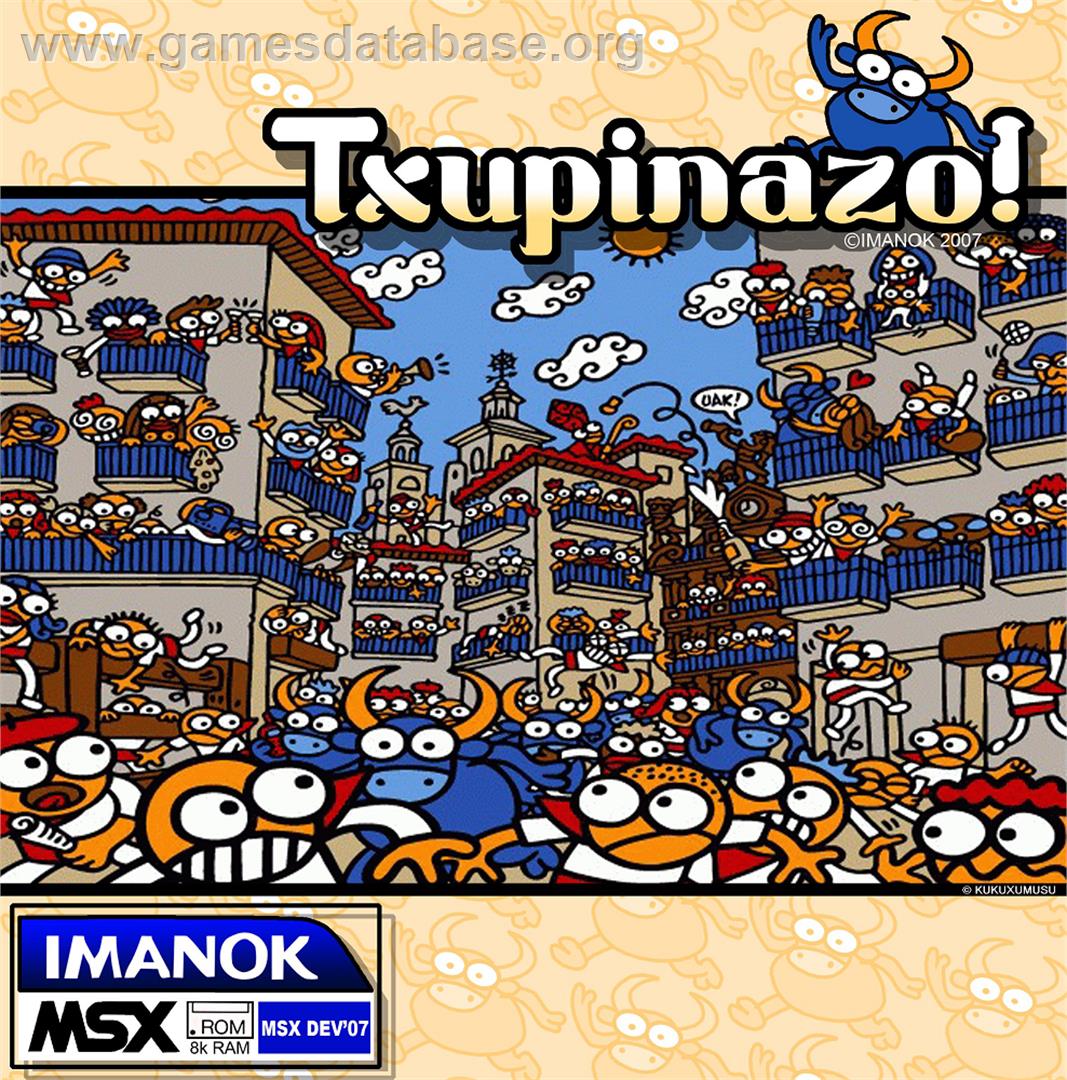 Txupinazo! - MSX - Artwork - Box