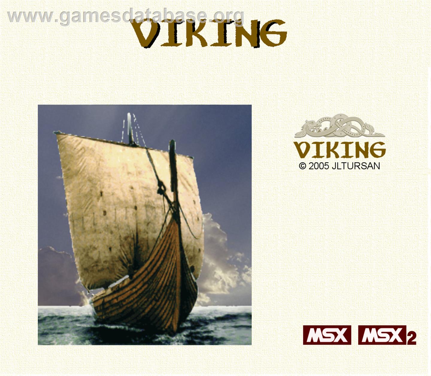 Viking - MSX - Artwork - Box