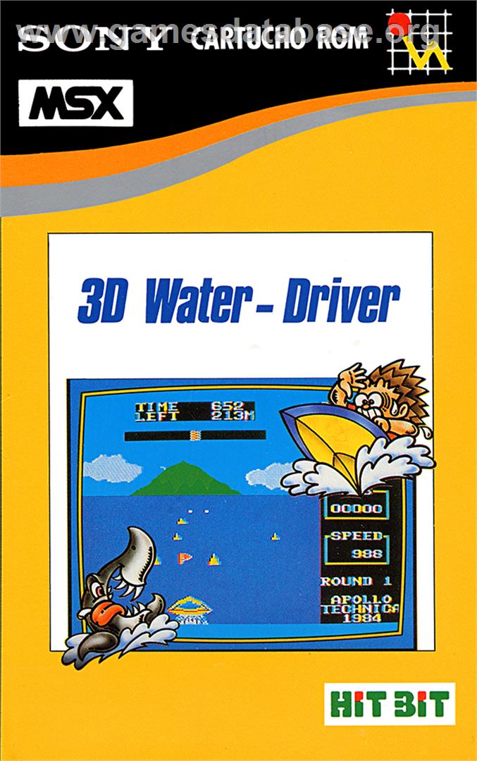 Water Driver - MSX - Artwork - Box