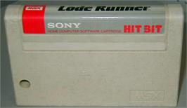 Cartridge artwork for Championship Lode Runner on the MSX.