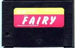 Cartridge artwork for Fairy on the MSX.