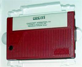 Cartridge artwork for Kick It on the MSX.