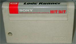 Cartridge artwork for Lode Runner 2 on the MSX.
