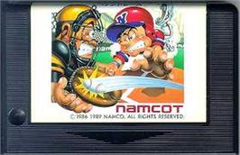 Cartridge artwork for Professional Baseball on the MSX.