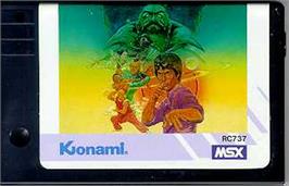 Cartridge artwork for Yie Ar Kung-Fu on the MSX.