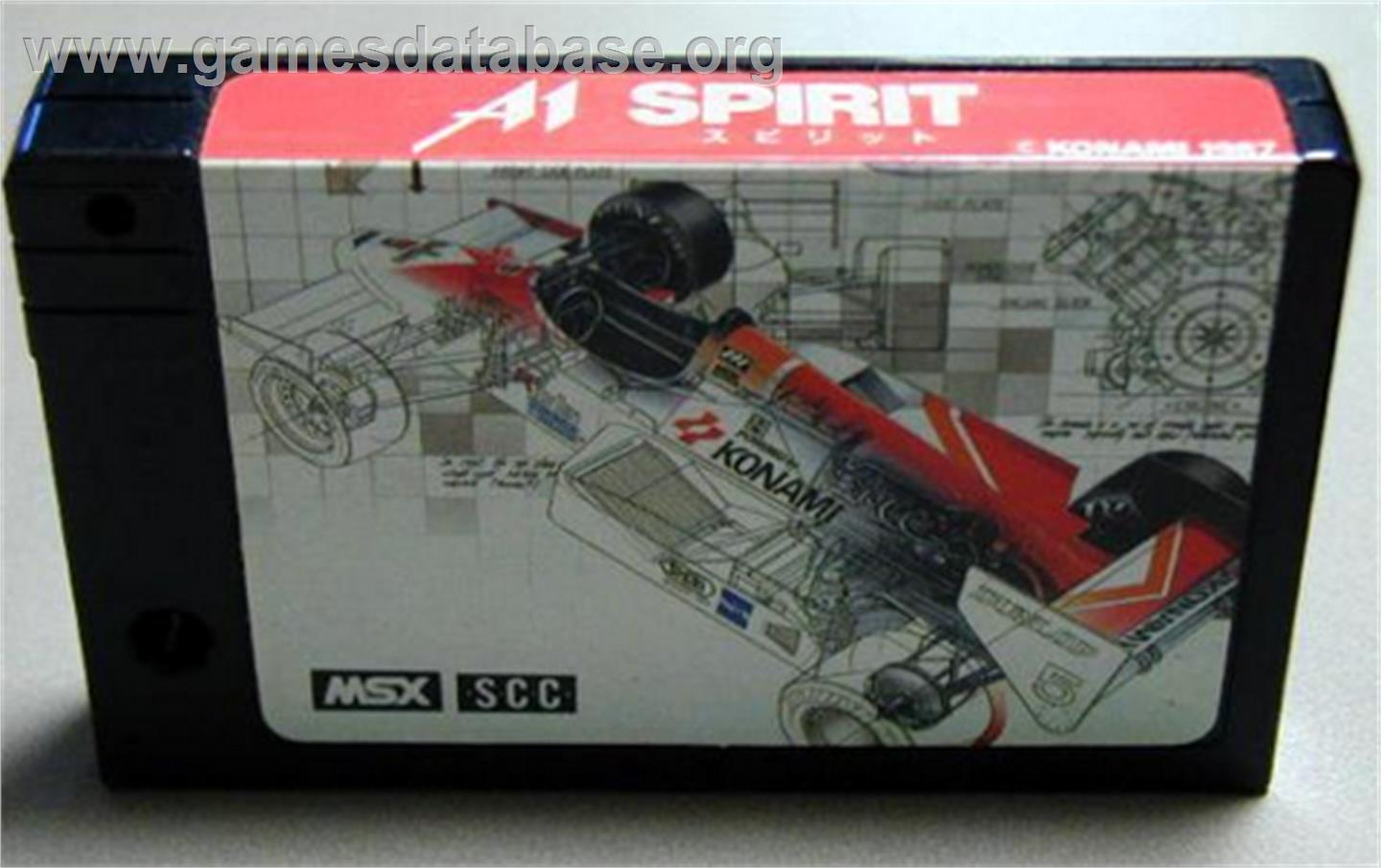 A1 Spirit - The Way To Formula-1 - MSX - Artwork - Cartridge