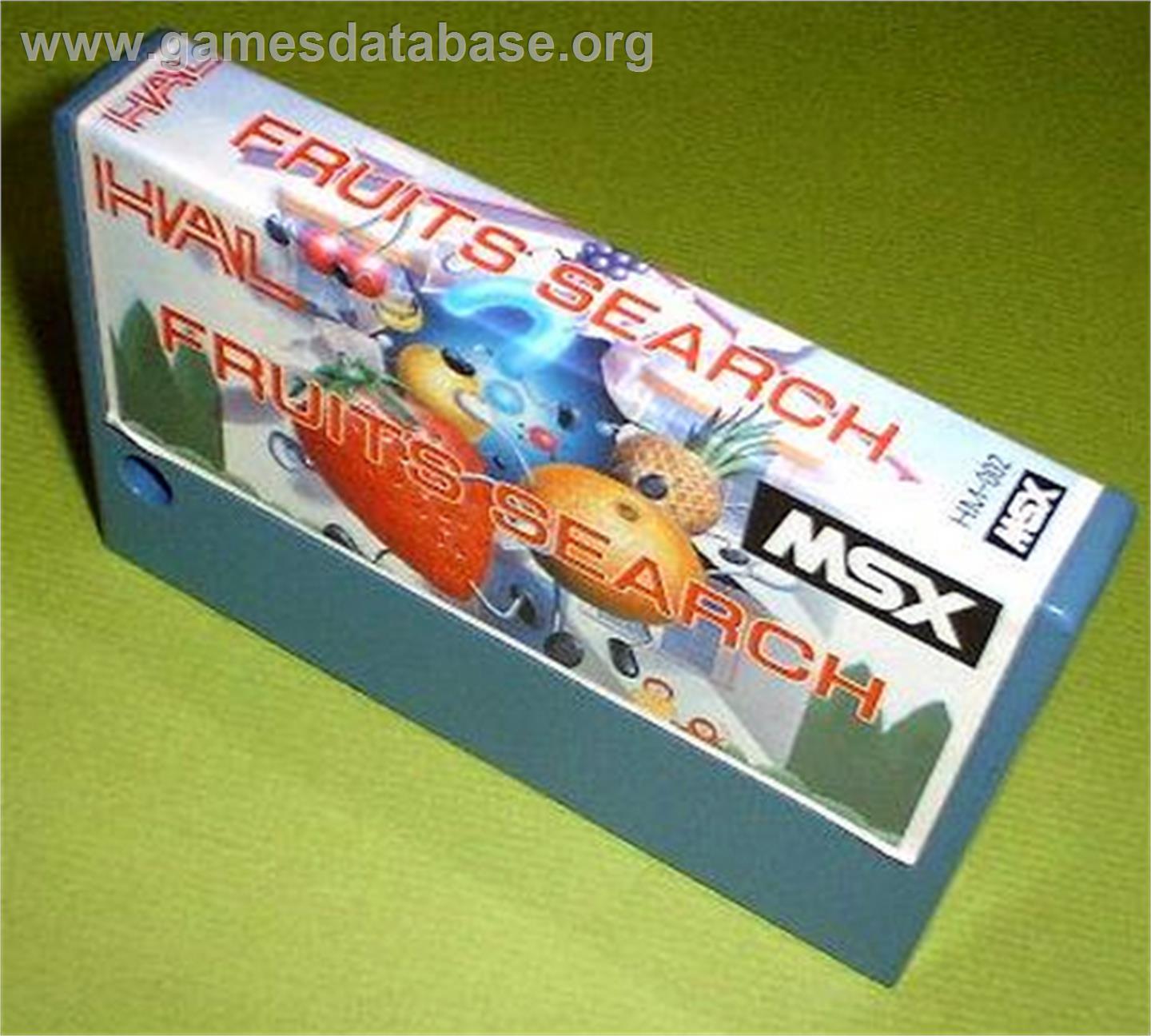 Fruit Search - MSX - Artwork - Cartridge