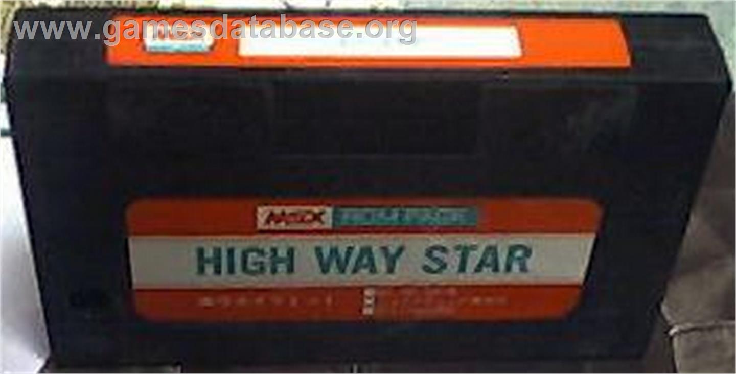 High Way Star - MSX - Artwork - Cartridge
