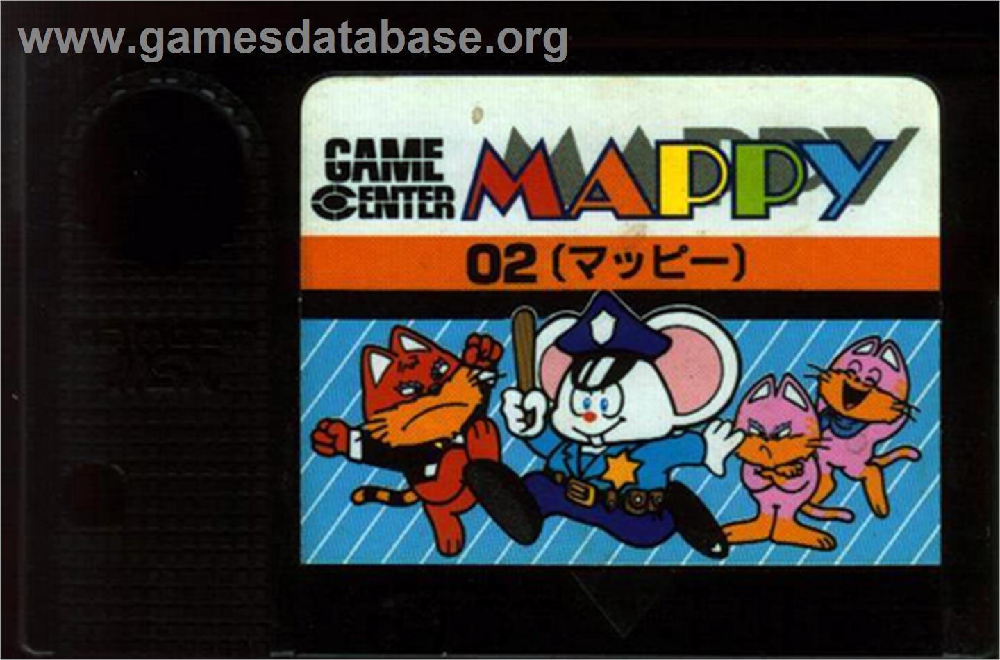Mappy - MSX - Artwork - Cartridge