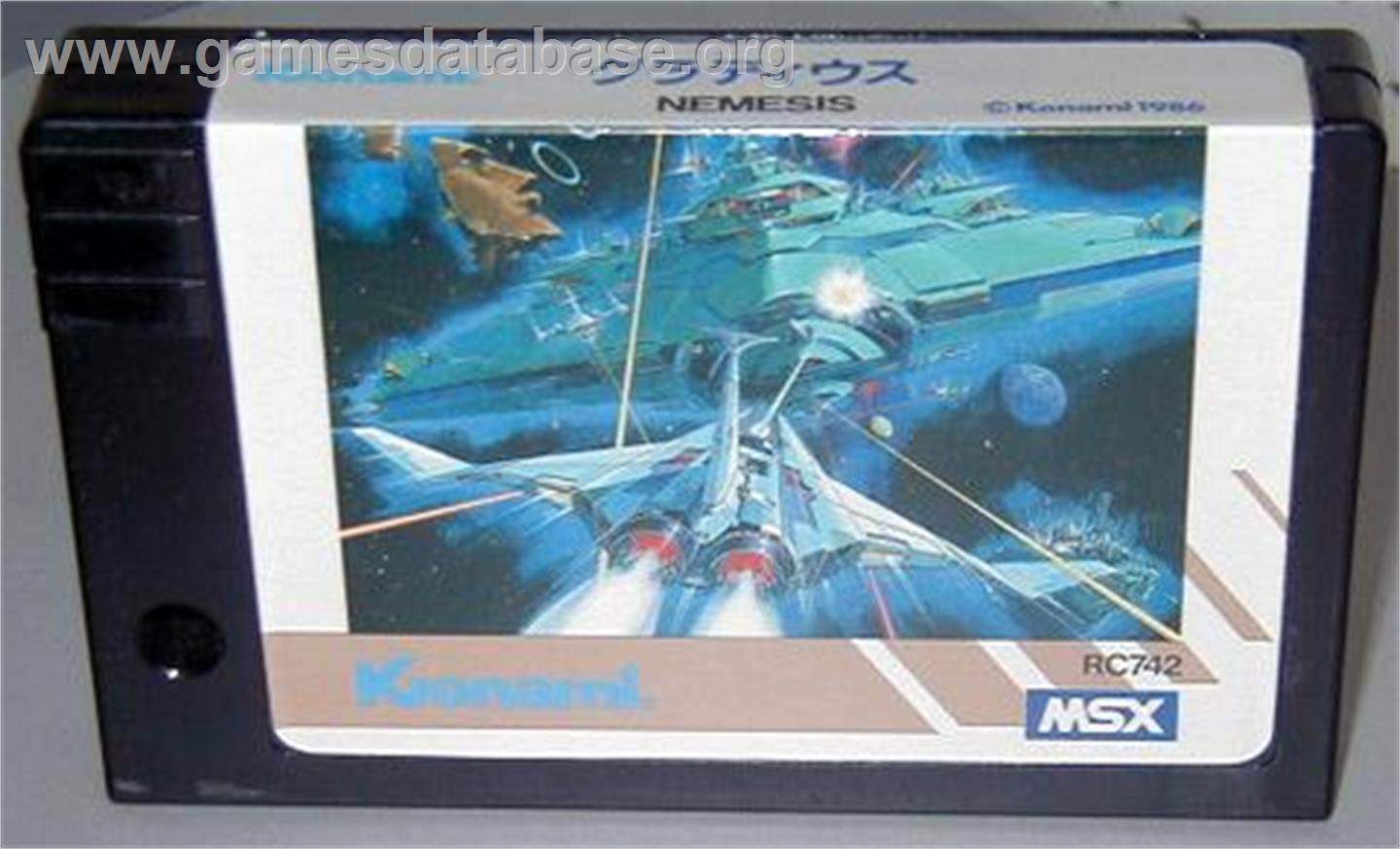 Nemesis - MSX - Artwork - Cartridge