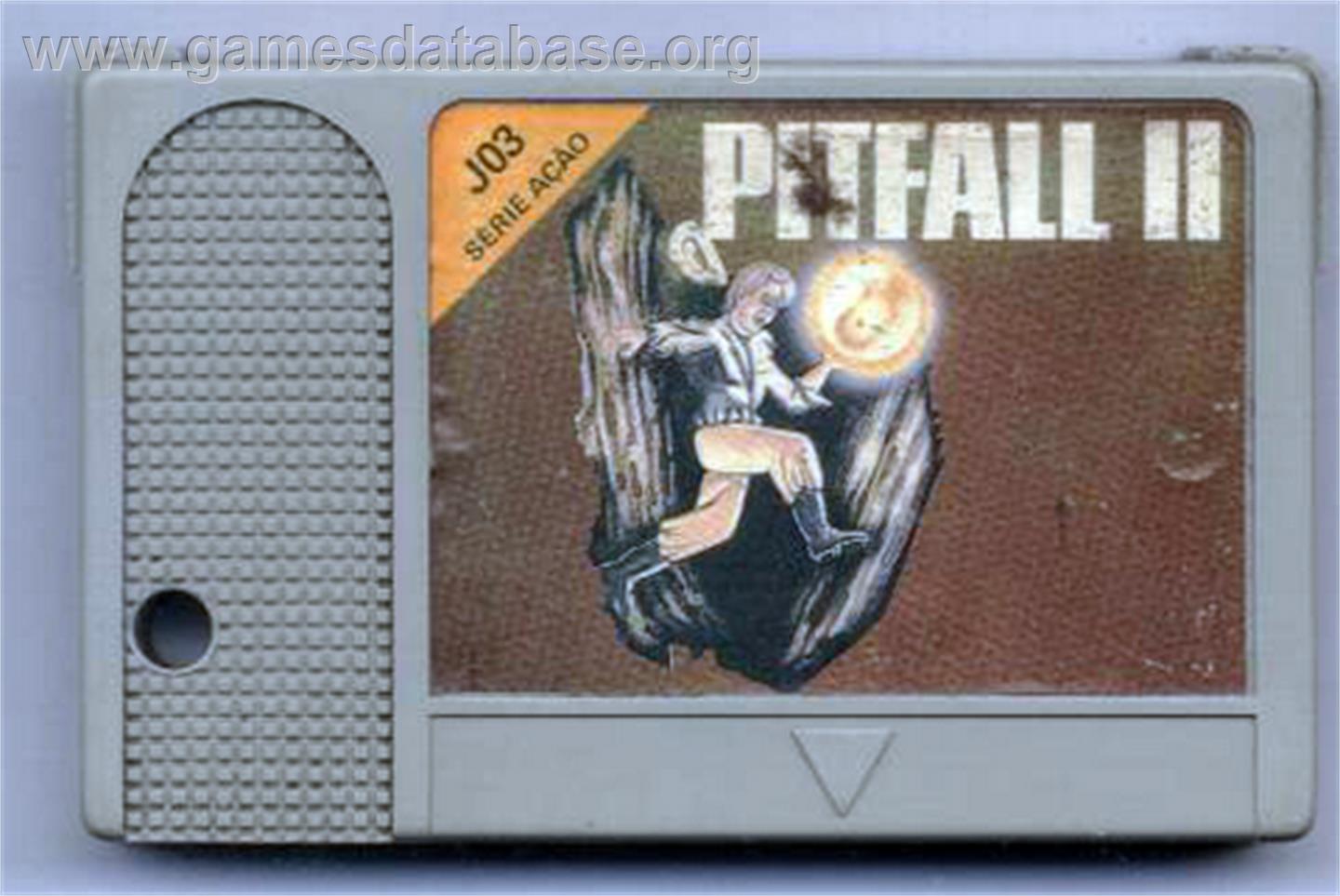 Pitfall 2 - Lost Caverns - MSX - Artwork - Cartridge