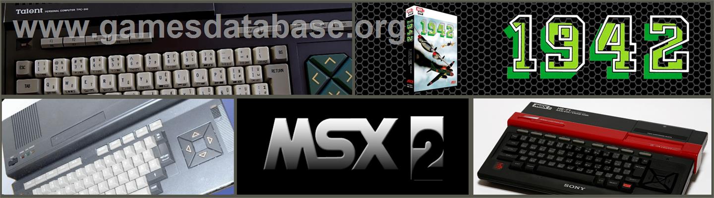 1942 - MSX - Artwork - Marquee