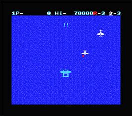 In game image of 1942 on the MSX.