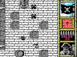 In game image of Black Beard on the MSX.