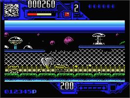 In game image of Comando Tracer on the MSX.