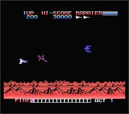In game image of Gulkave on the MSX.