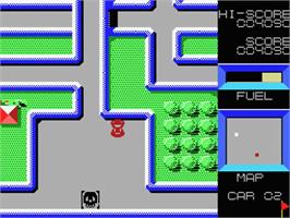 In game image of High Way Star on the MSX.