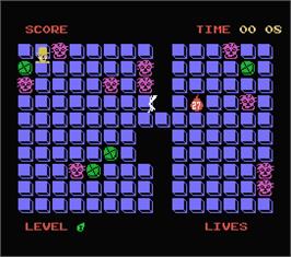 In game image of Kick It on the MSX.