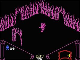 In game image of Knight Lore on the MSX.